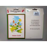 Danksagungskarten zur Kommunion - Format 11,5x15cm -...