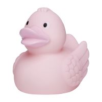Ente pastelrosa unifarbene Enten Quietscheente Badeente ca. 8 cm gross