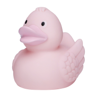 Ente pastelrosa unifarbene Enten Quietscheente Badeente ca. 8 cm gross