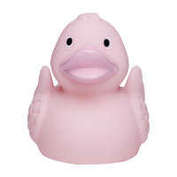Ente pastelrosa unifarbene Enten Quietscheente Badeente ca. 8 cm gross