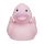 Ente pastelrosa unifarbene Enten Quietscheente Badeente ca. 8 cm gross