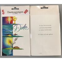 Danksagungskarten zur Konfirmation - Format 11,5 x15cm -...