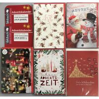 Advent 5 Glückwunschkarten mit Umschlägen...