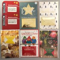 Weihnachten Geldgeschenk - 5 Glückwunschkarten...