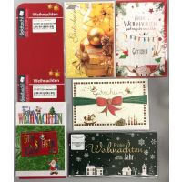 Weihnachten Gutschein - 25 Glückwunschkarten im...