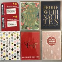Weihnachten Schriftkarten - 25 Glückwunschkarten im...