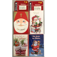 Nikolaus - 20 Glückwunschkarten im Sortiment - UVP...
