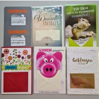 Geldgeschenk - 25 Glückwunschkarten im Sortiment -...