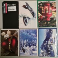 Ohne Text - Winter - 5 Glückwunschkarten sortiert -...