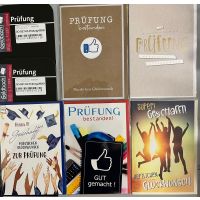 Prüfung - 5 Glückwunschkarten sortiert - UVP...