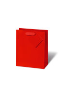 Tasche medium - Buch Format - 23x19x9 cm - Unicolor rot