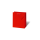 Tasche medium - Buch Format - 23x19x9 cm - Unicolor rot
