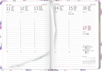 Kalender - Ladytimer Midi Flowers 2024 12x17