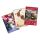 Weihnachtskarten Mehrfachpackung Bundle 3 Karten mit Umschlägen 11x15,5 cm sortierte Motive