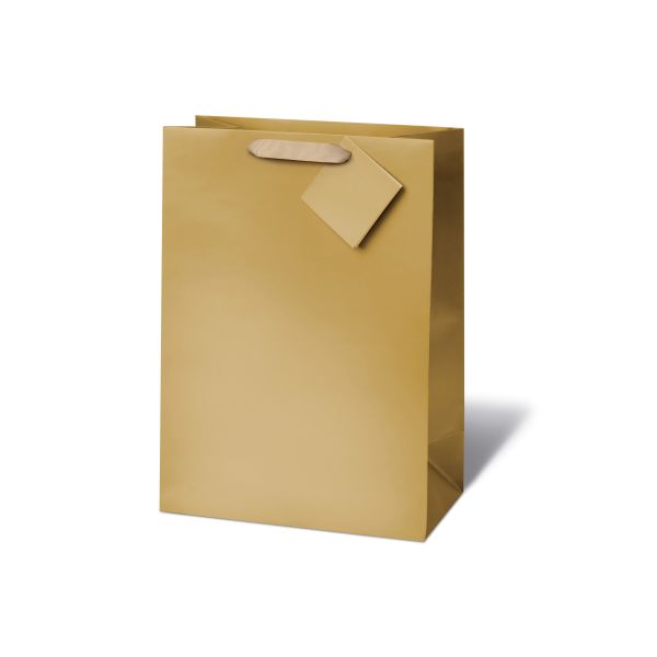 Tasche groß - A4-Format - 36x26x14 cm - Unicolor gold