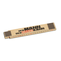 A Zollstock Zollstock Mann kann