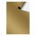 Geschenkpapier - Röllchen - 70cm x 10m - Gold - Kurzrolle - Uni Plain - Verbraucherrolle