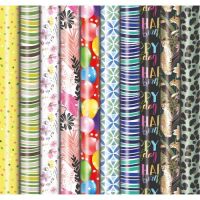 Sortiment Geschenkpapier Präsenta 2m, 60 Röllchen UVP: € 1,95 - Bundle