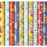 Sortiment Geschenkpapier Präsenta Bambini Kindergeschenkpapier - 60 Röllchen UVP: € 1,95 - Bundle