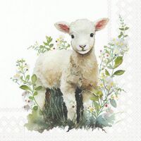 Servietten 25x25 cm 20 Servietten Lamb Lamm