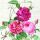 Servietten 33x33 cm 20 Stück 3-lagig Lunch Ambiente Amber pinke Blumen