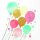 Servietten 33x33 cm Balloon party Luftballons