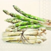 A Servietten 33x33 cm Tasty asparagus Spagel