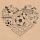 A Servietten 33x33 cm Recycled Soccer doodle nature Fußball Symbole