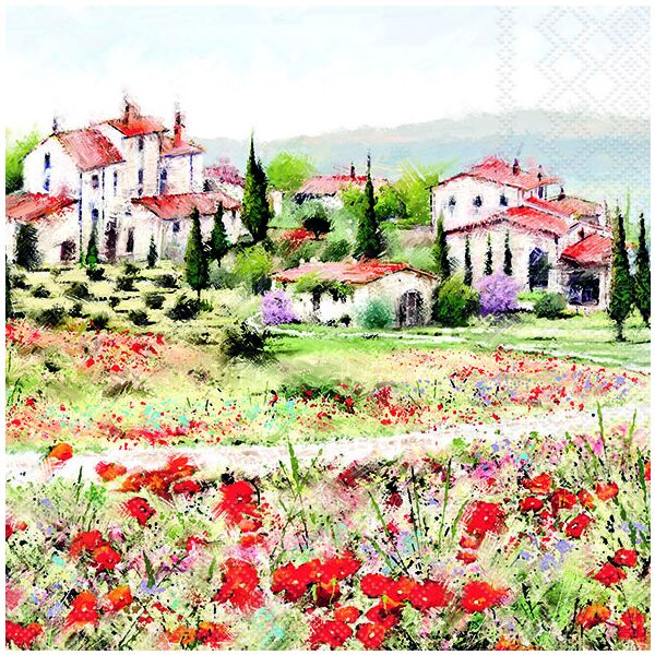 Servietten 33x33 cm Tuscany Toscana