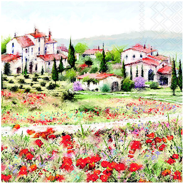 Servietten 33x33 cm Tuscany Toscana
