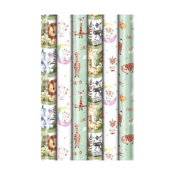 Sortiment Geschenkpapier Baby Geburt - 20 Röllchen UVP/Rolle: € 3,95 - Gesamt 79,00€ Bundle