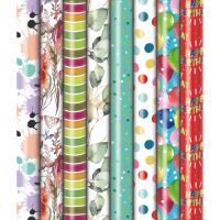 Sortiment Geschenkpapier Präsenta 5 Meter - 50...