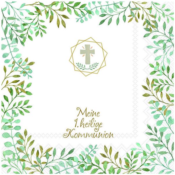 Servietten 33x33 cm First communion Meine 1. heilige Kommunion
