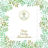 Servietten 33x33 cm First communion Meine 1. heilige...