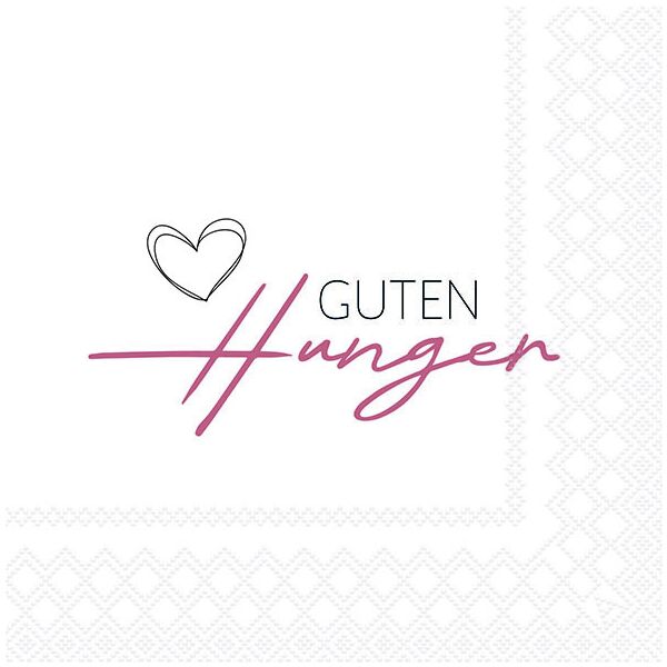 Servietten 33x33 cm Guten Hunger