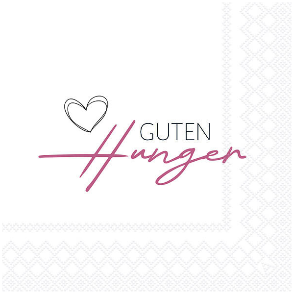 Servietten 33x33 cm Guten Hunger