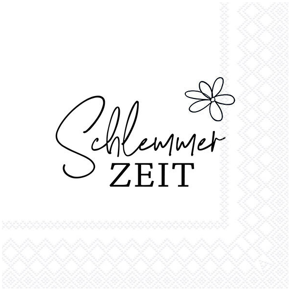 Servietten 33x33 cm Schlemmerzeit
