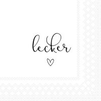 Servietten 33x33 cm Lecker 20 Servietten 3lagig...