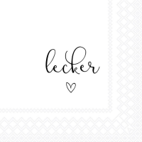 Servietten 33x33 cm Lecker 20 Servietten 3lagig...