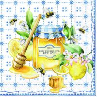 Servietten 33x33 cm Bee wonderful Honig und Bienen