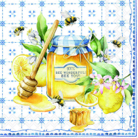 Servietten 33x33 cm Bee wonderful Honig und Bienen