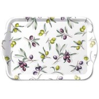 Tablett - 13x21 cm - Delicious olives - Oliven