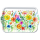 Tablett melamine Frühlingsblumen Sommerblumen