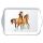 Tablett 13x21 cm Wild horses Wildpferde