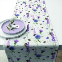 Tischläufer 40x150 cm Bumblebees in the meadow