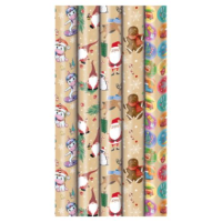 Weihnachten Sortiment Geschenkpapier Bambini 2 25...