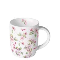 A Becher 0.2 L Spring blossom white Kirschblüten...