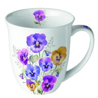 Becher 0.4 L Pansies Stiefmütterchen