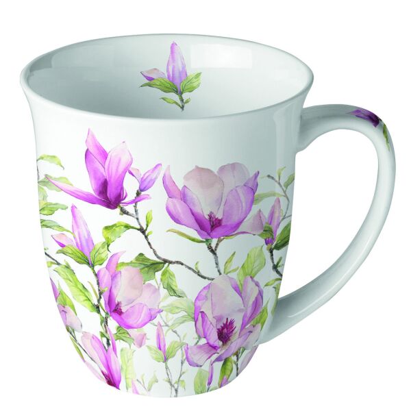 A Becher 0.4 L Blooming magnolia rosa Magnolien
