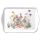 A Ostern Tablett melamine 13x21 cm Carrot treat Hasen mit Karotten